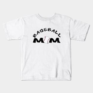 Baseball Mom Kids T-Shirt